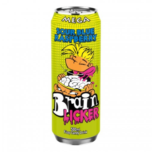 Brain Licker Soda Blue Raspberry 500Ml