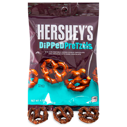 Hershey’s Milk Chocolate Dipped Pretzels 120G